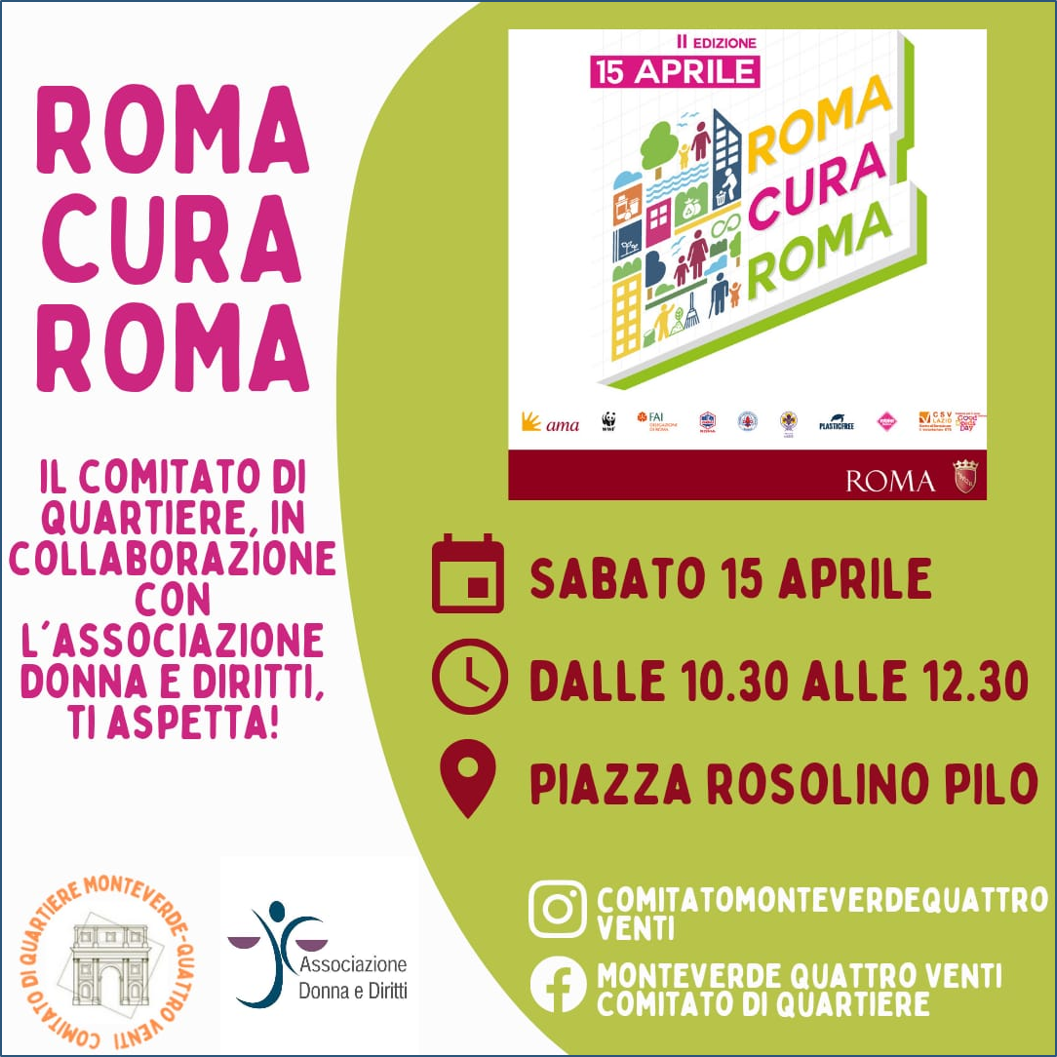 Roma cura Roma | Appuntamento rinviato al 6 maggio 2023