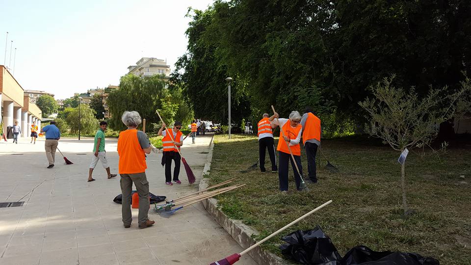 Intervento per il decoro di largo Federico Caffè
